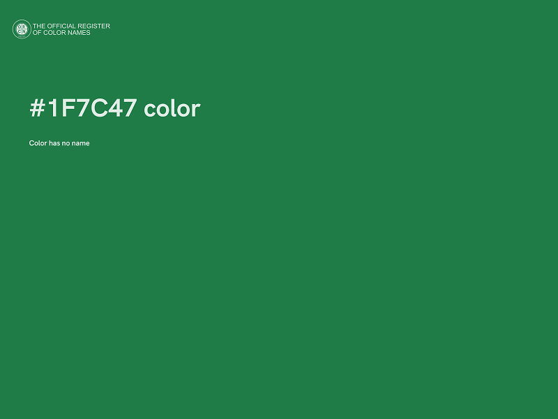 #1F7C47 color image