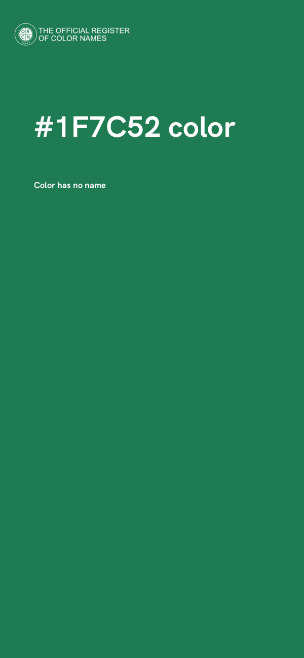 #1F7C52 color image