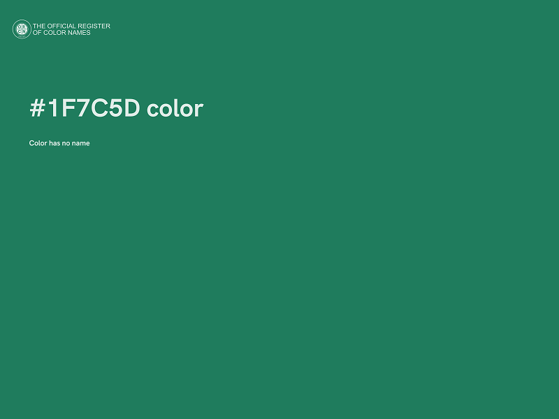 #1F7C5D color image