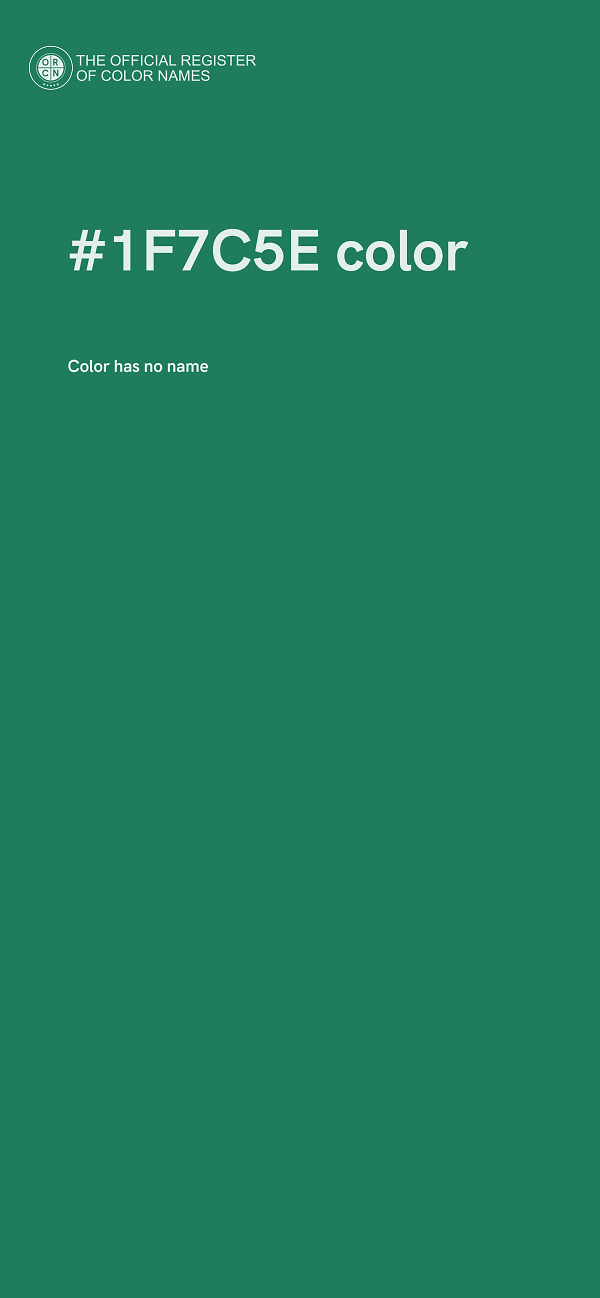 #1F7C5E color image