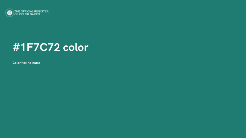 #1F7C72 color image