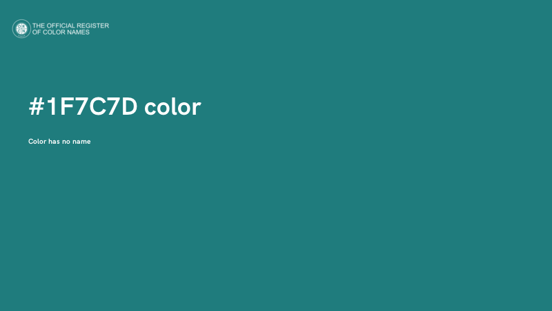#1F7C7D color image