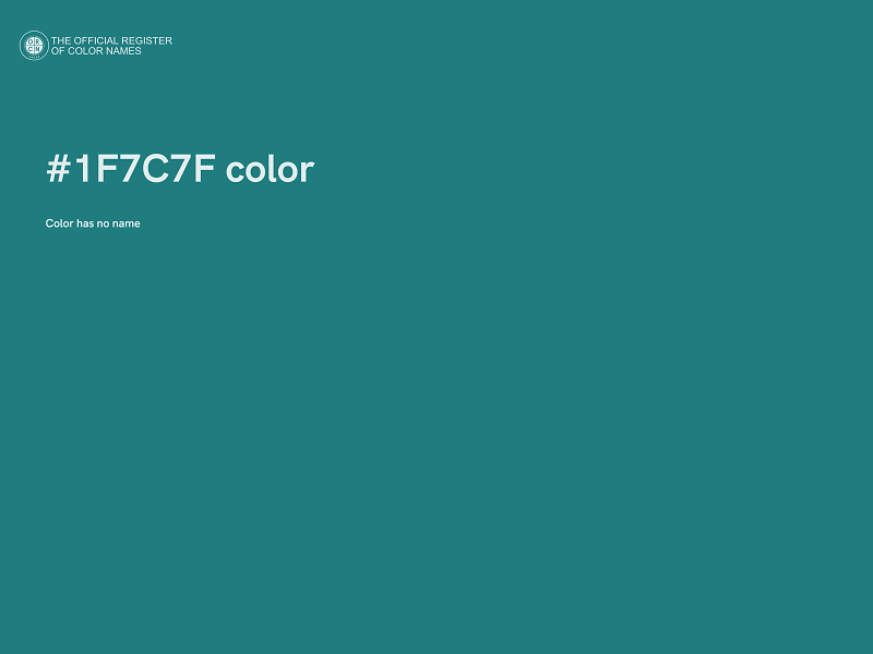 #1F7C7F color image