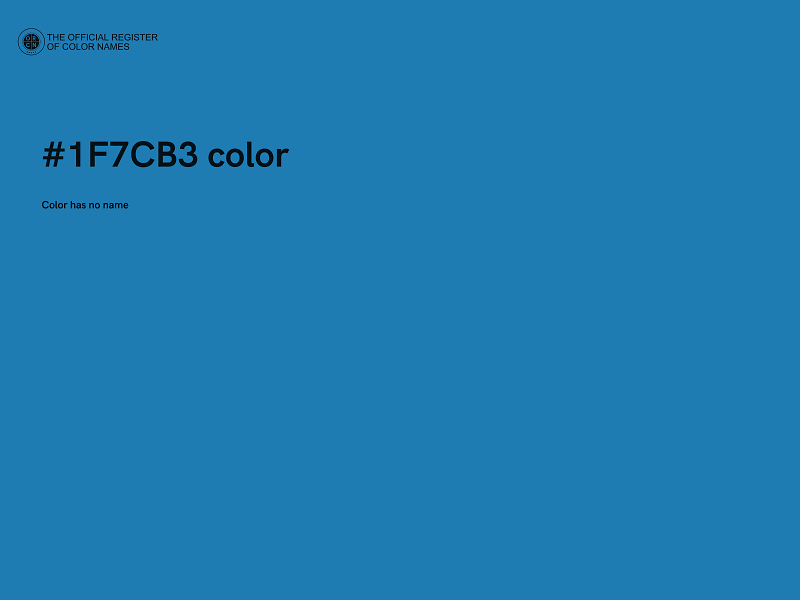 #1F7CB3 color image