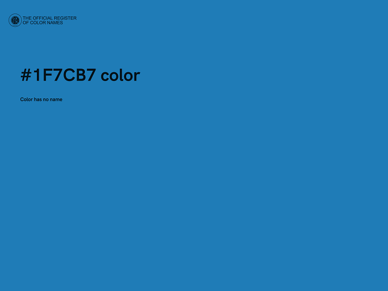 #1F7CB7 color image