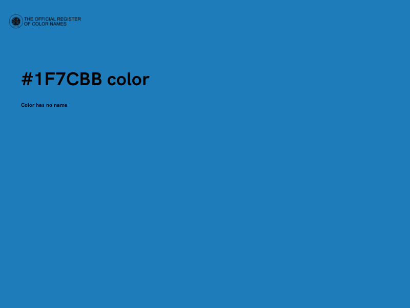 #1F7CBB color image