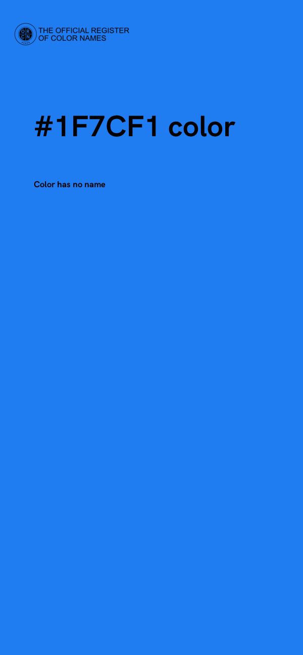 #1F7CF1 color image