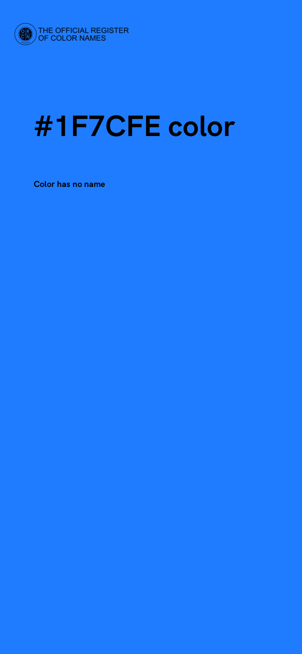 #1F7CFE color image