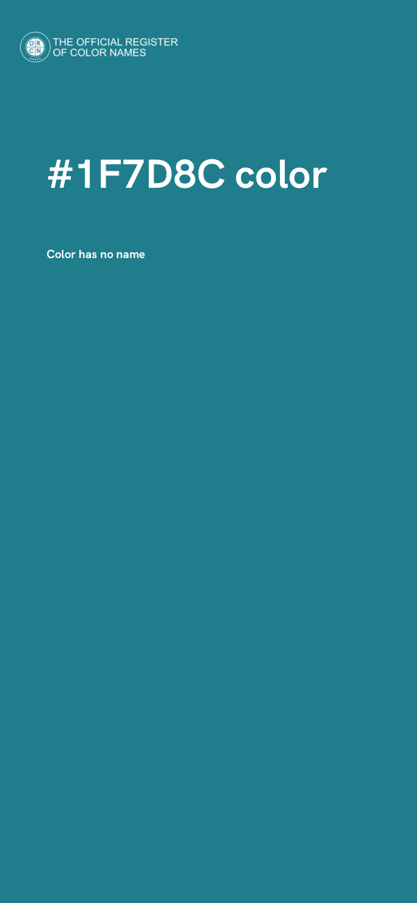 #1F7D8C color image