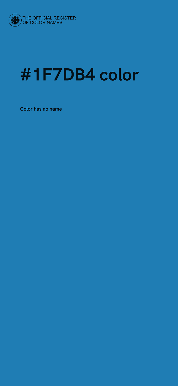 #1F7DB4 color image