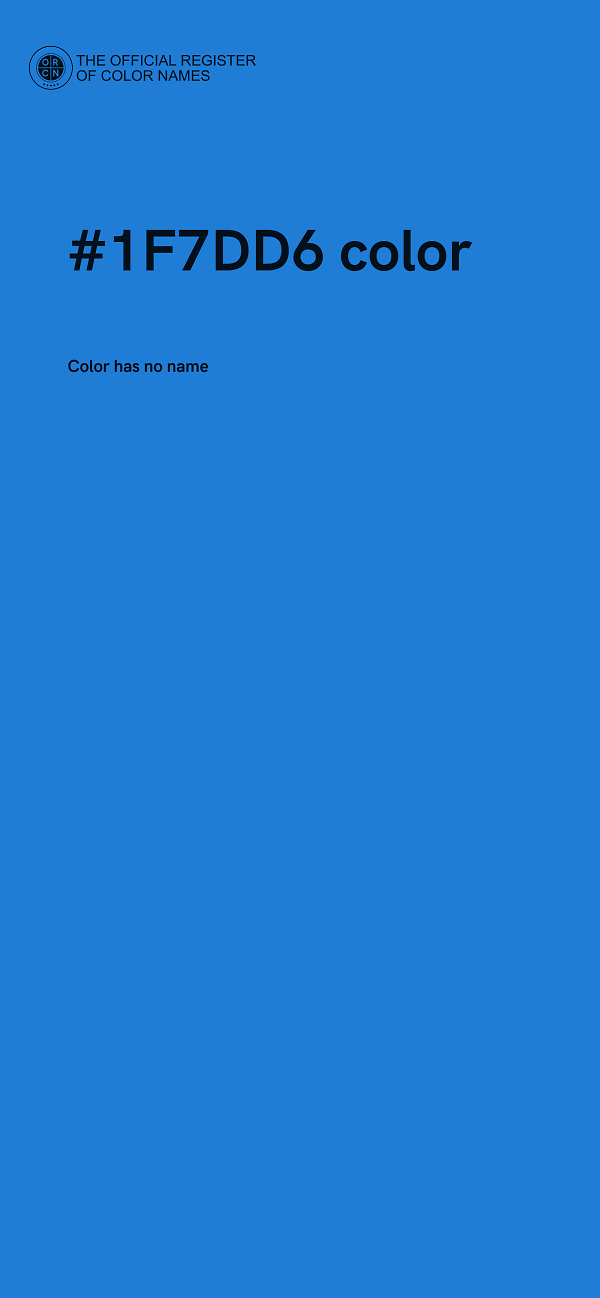 #1F7DD6 color image