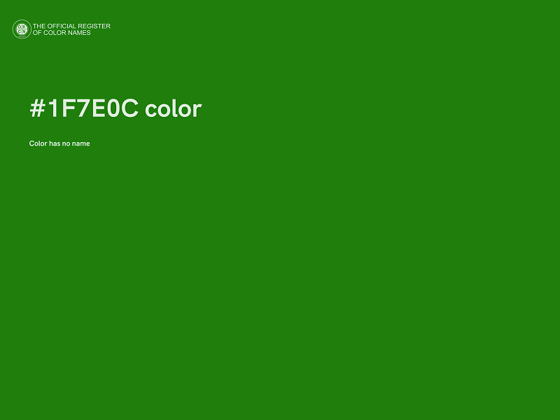 #1F7E0C color image