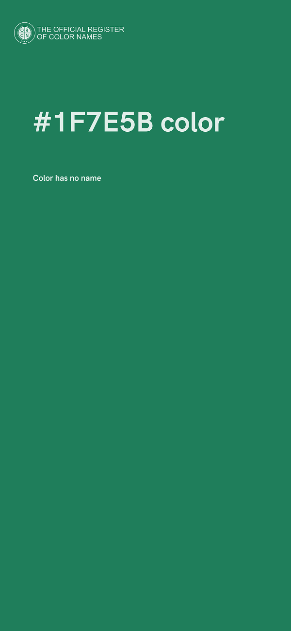 #1F7E5B color image