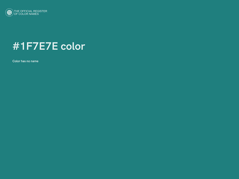 #1F7E7E color image