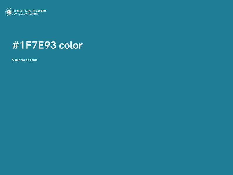 #1F7E93 color image