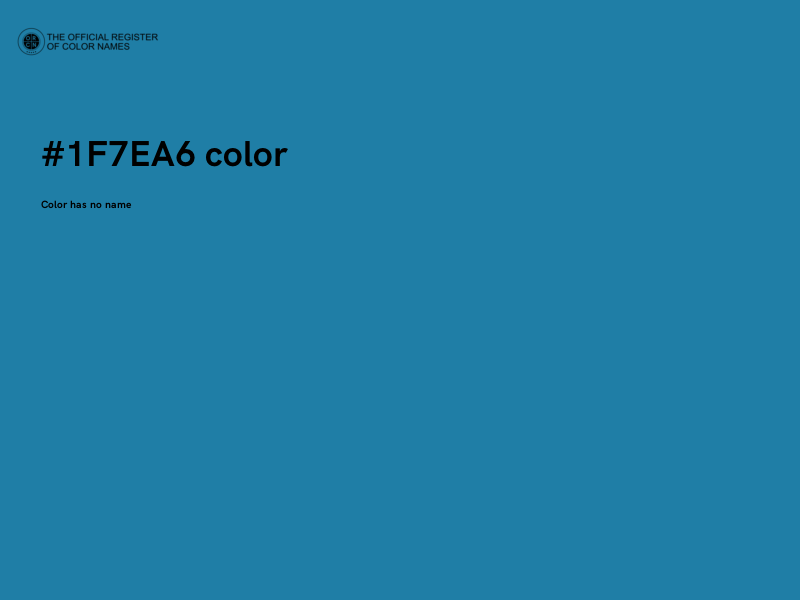 #1F7EA6 color image