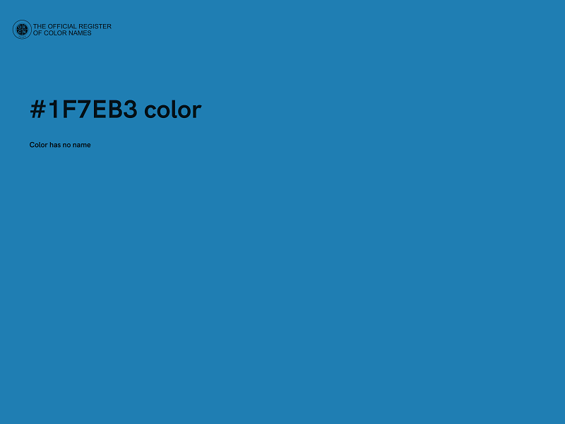 #1F7EB3 color image