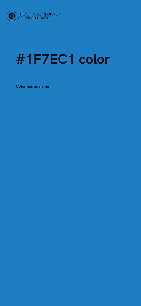 #1F7EC1 color image