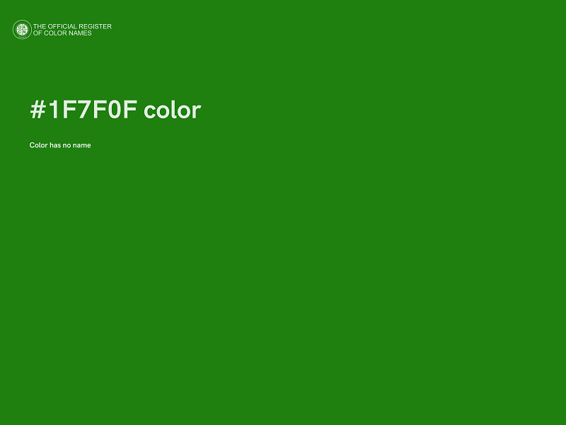 #1F7F0F color image