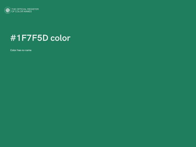 #1F7F5D color image