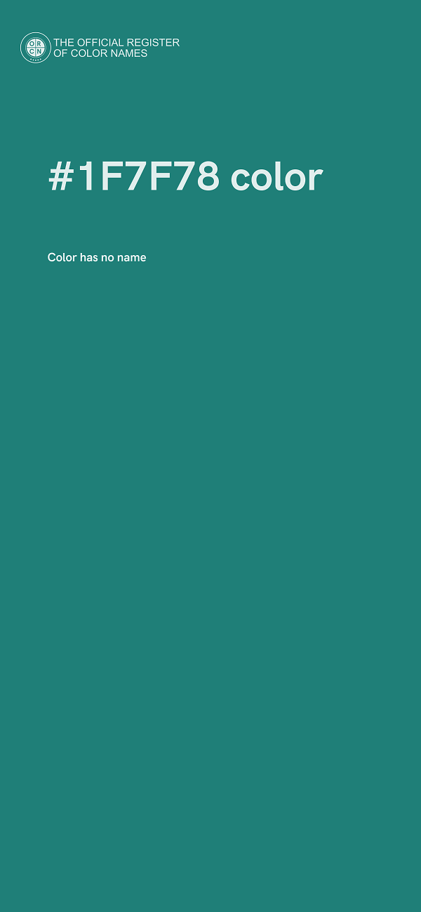 #1F7F78 color image