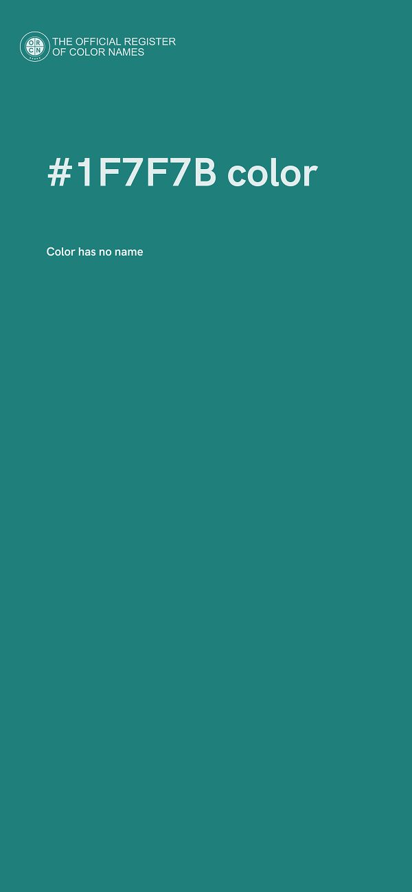 #1F7F7B color image