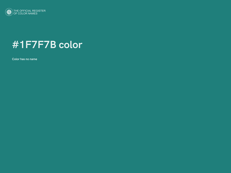 #1F7F7B color image