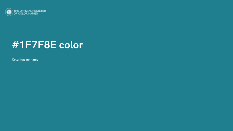 #1F7F8E color image