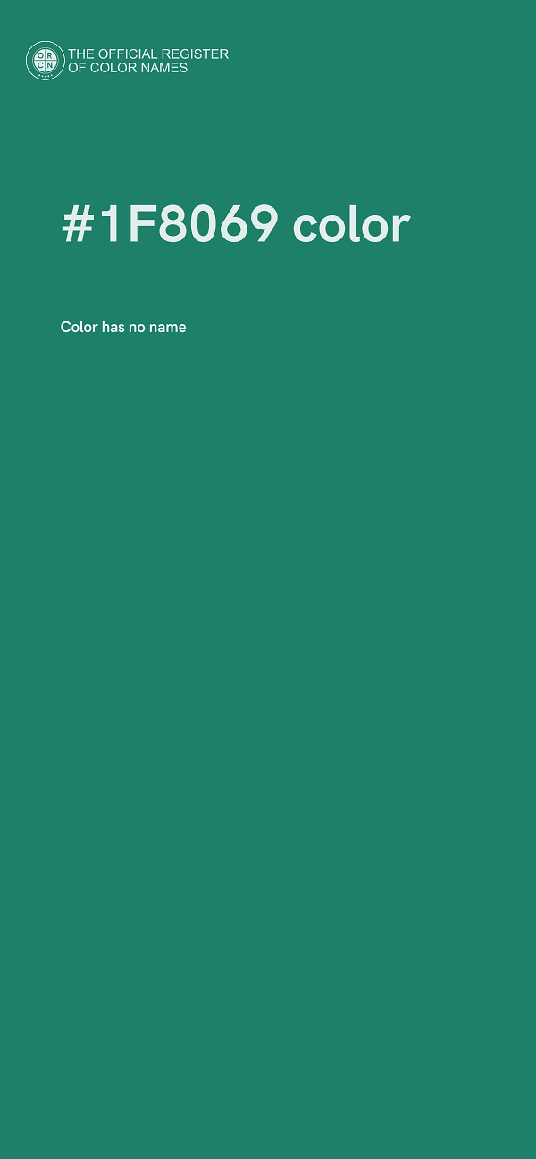 #1F8069 color image