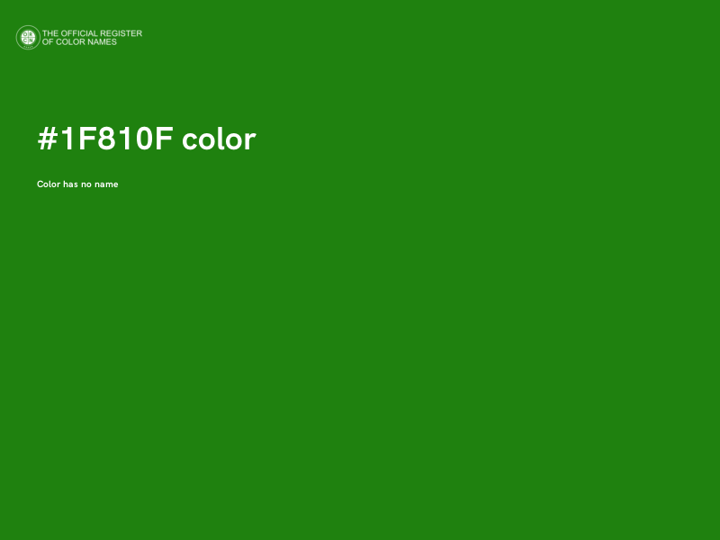 #1F810F color image