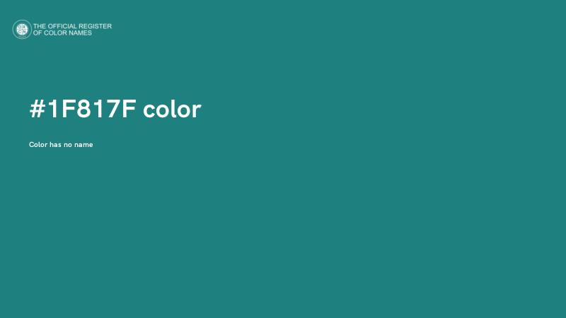 #1F817F color image