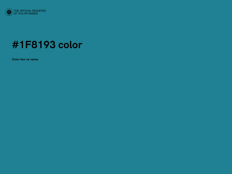 #1F8193 color image