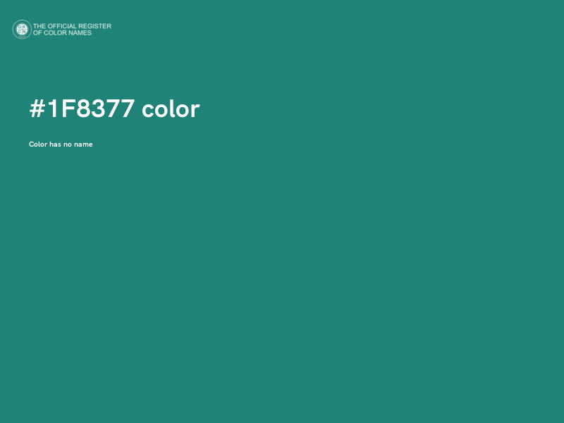 #1F8377 color image