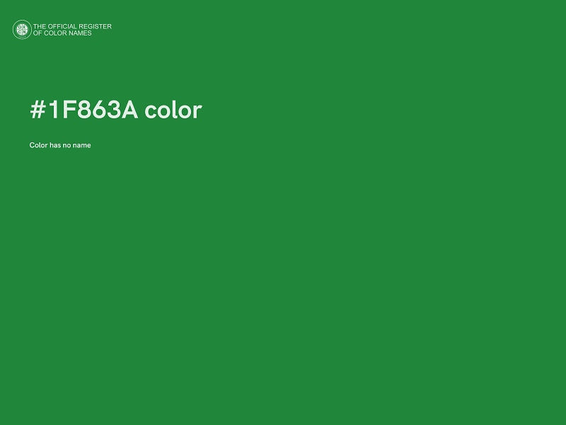 #1F863A color image