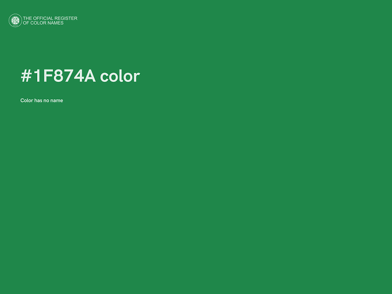 #1F874A color image