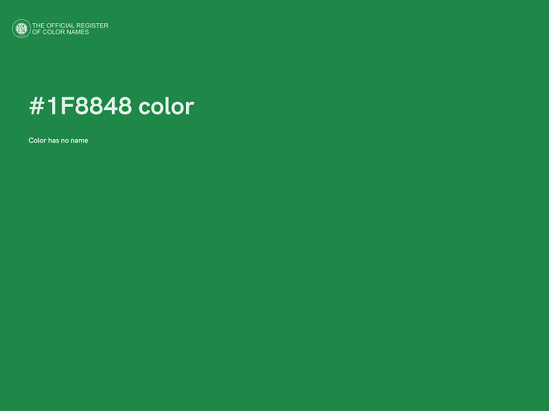 #1F8848 color image