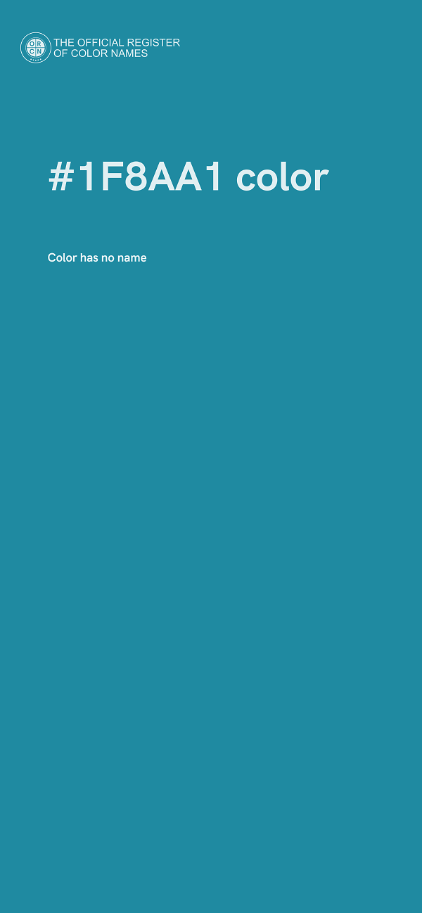 #1F8AA1 color image