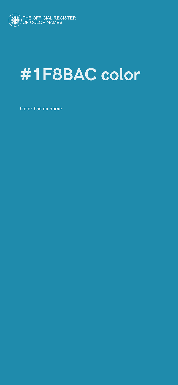 #1F8BAC color image