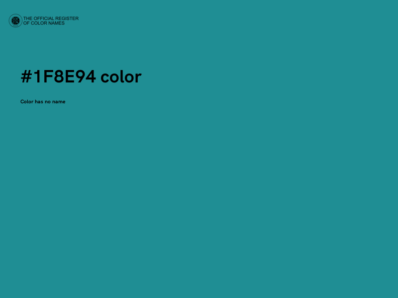 #1F8E94 color image