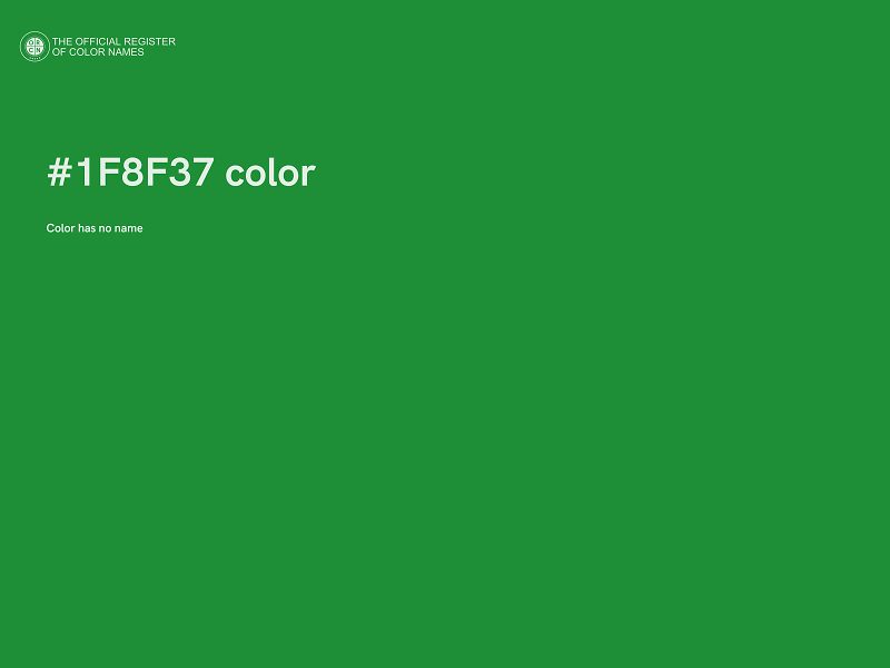 #1F8F37 color image