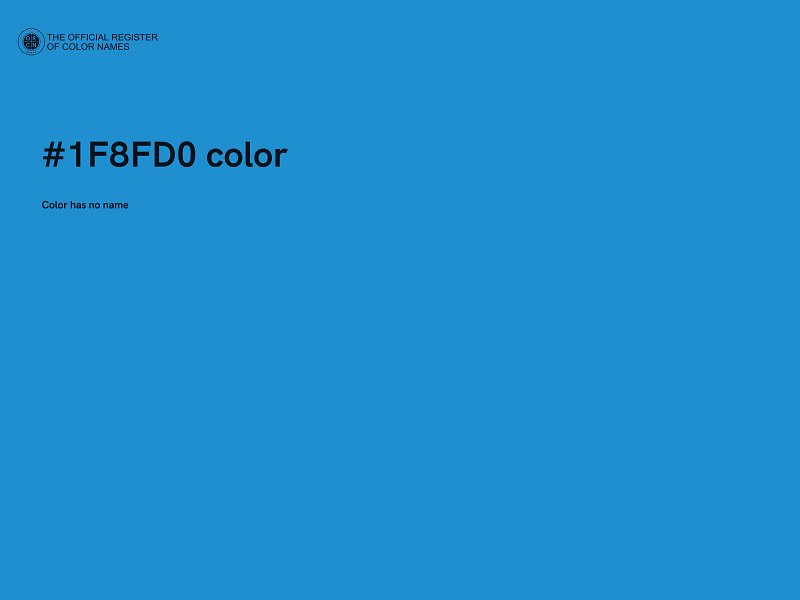 #1F8FD0 color image