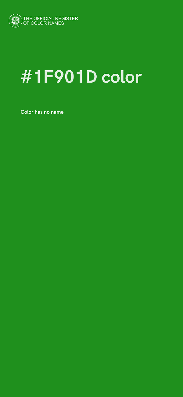 #1F901D color image