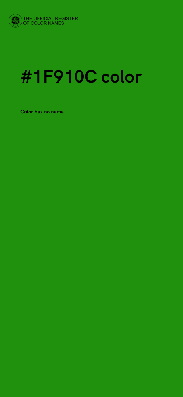 #1F910C color image