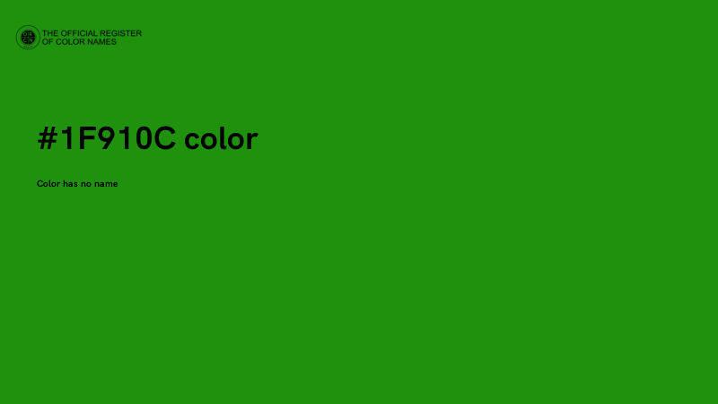 #1F910C color image