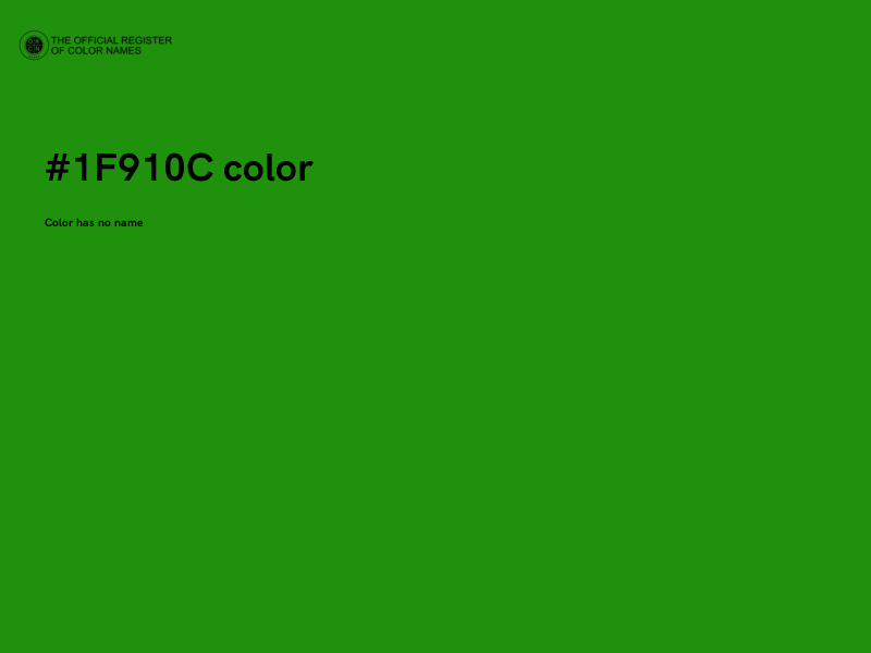 #1F910C color image