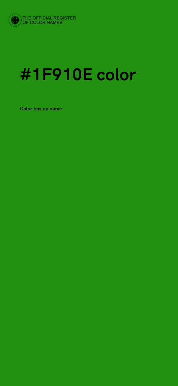 #1F910E color image
