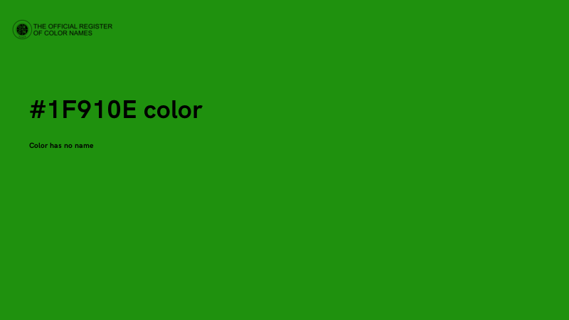 #1F910E color image