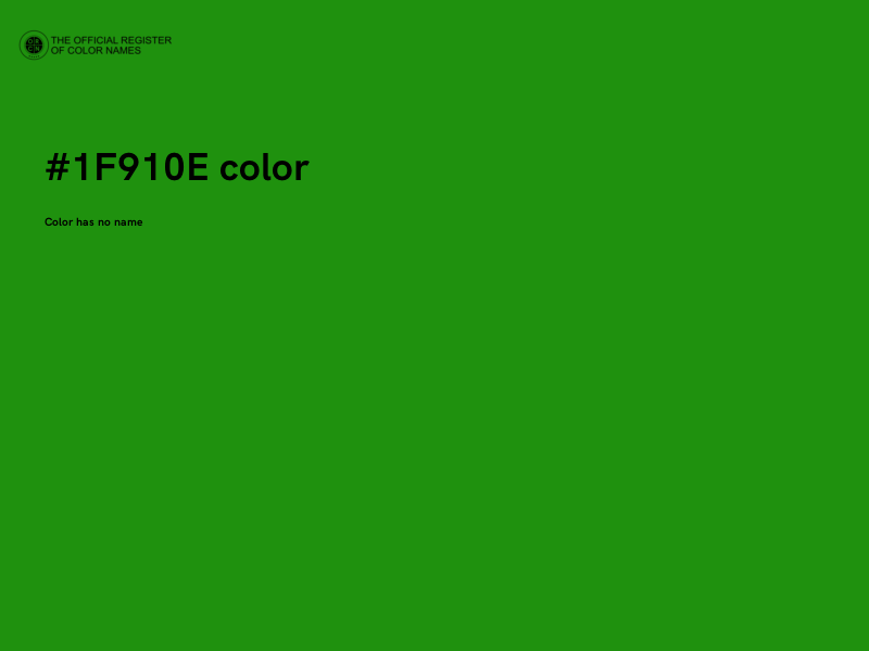 #1F910E color image