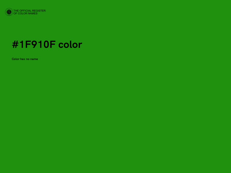 #1F910F color image