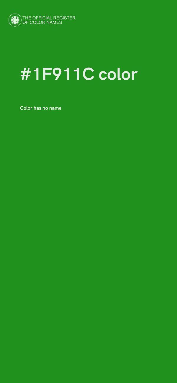 #1F911C color image
